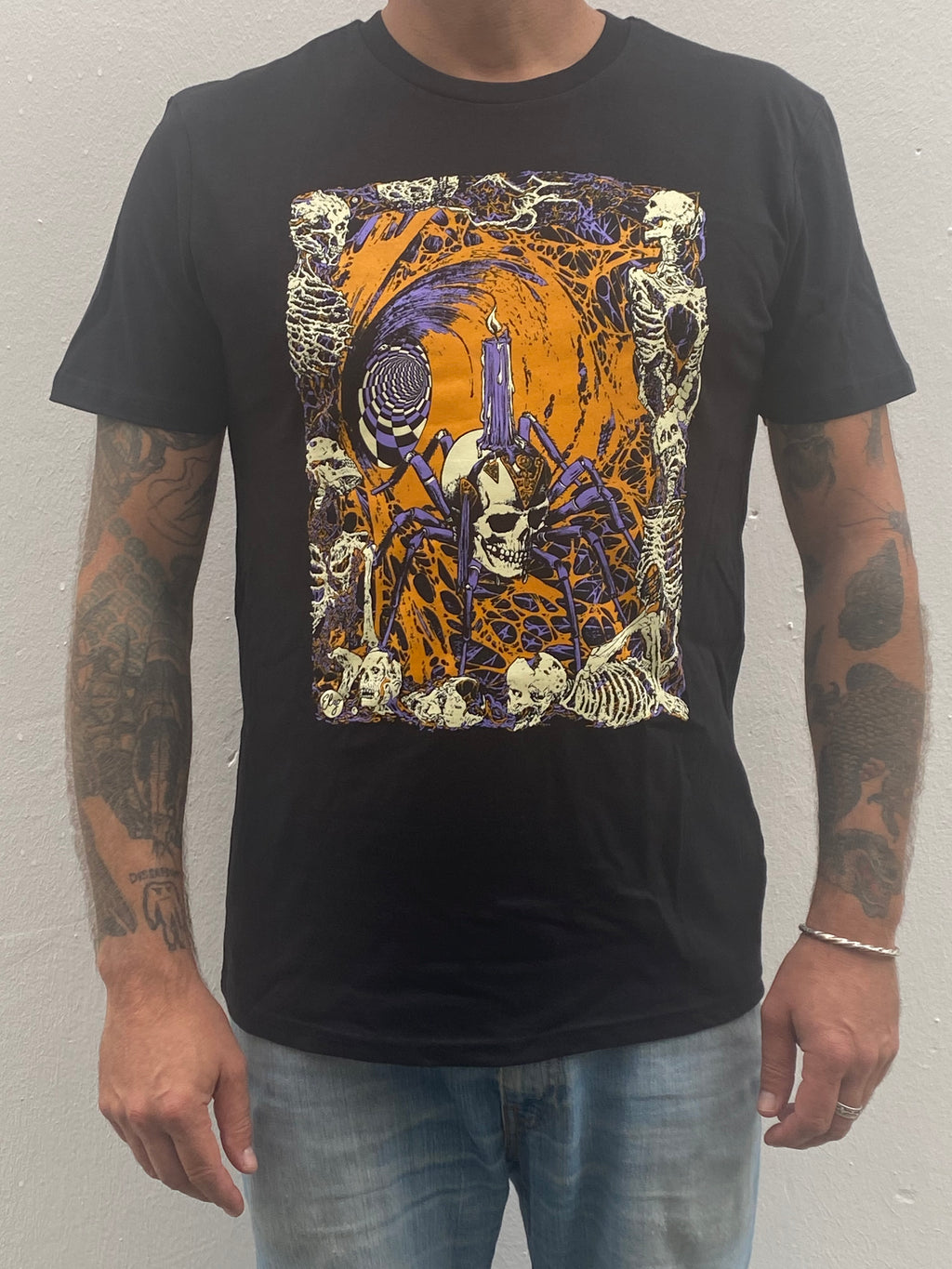 T-Shirt - Araignée Métal