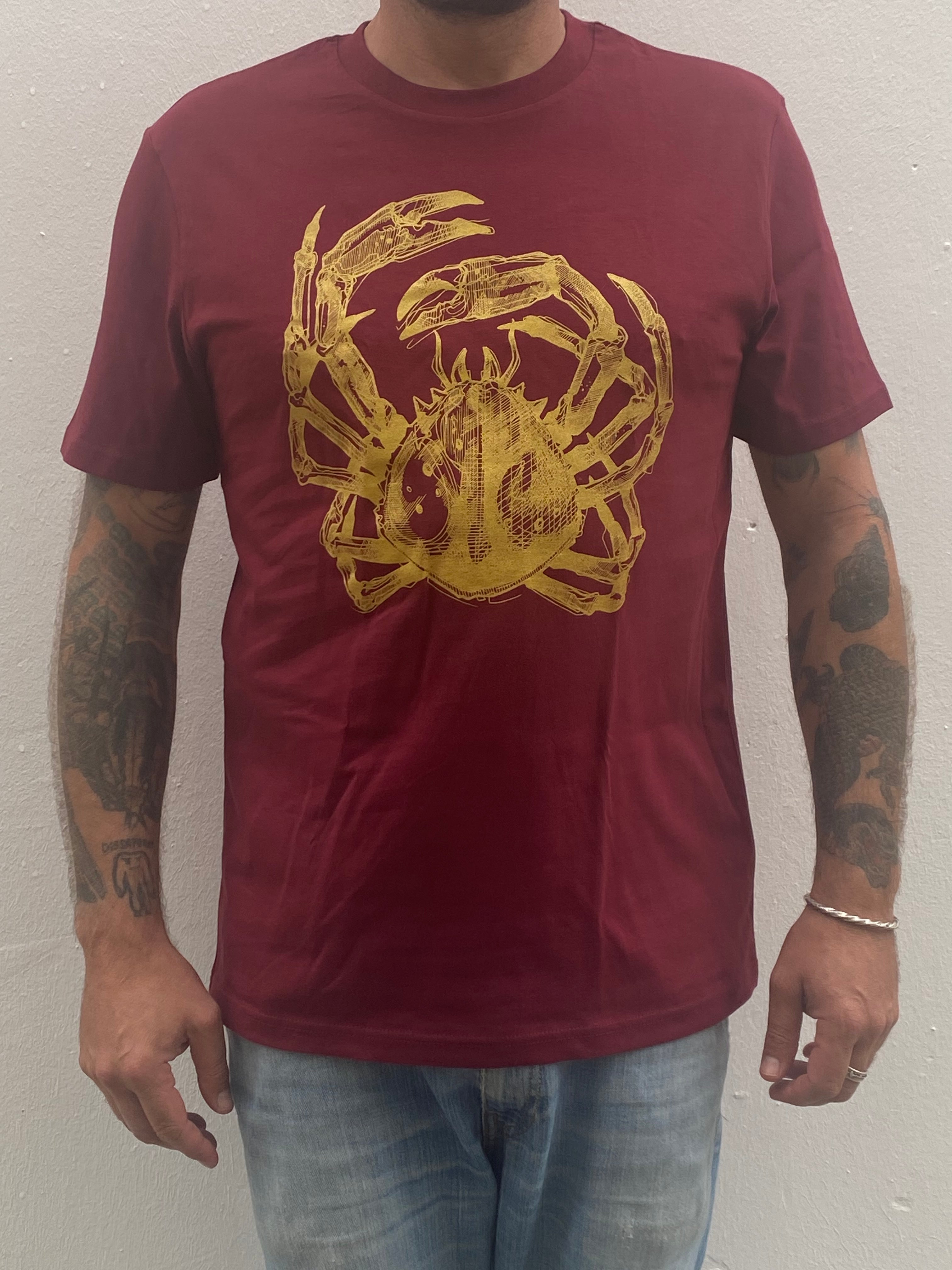 T-Shirt - Araignée Bordeaux